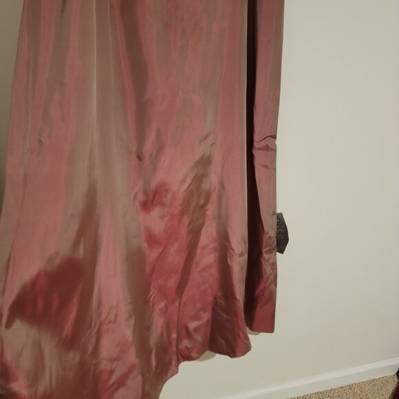 Js Collection Womens Maxi Skirt Size 16 Iridescent Pink Fairy Glam Tafetta - Picture 3 of 9